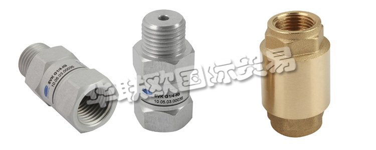 止回閥是指依靠介質本身流動而自動開、閉閥瓣,用來防止介質倒流的閥門,又稱逆止閥、單向閥、逆流閥和背壓閥。止回閥屬于一種自動閥門,其主要作用是防止介質倒流、防止泵及驅動電動機反轉,以及容器介質的泄放。止回閥還可用于給其中的壓力可能升至超過系統(tǒng)壓的輔助系統(tǒng)提供補給的管路上。止回閥主要可分為旋啟式止回閥(依重心旋轉)與升降式止回閥(沿軸線移動)。SCHMALZ止回閥一般用于關閉未覆蓋的吸盤的真空管路,是真空應用中非常重要的一種真空組件。