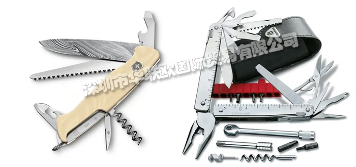 瑞士SWISS ARMY鋼刀平口刀等產品介紹